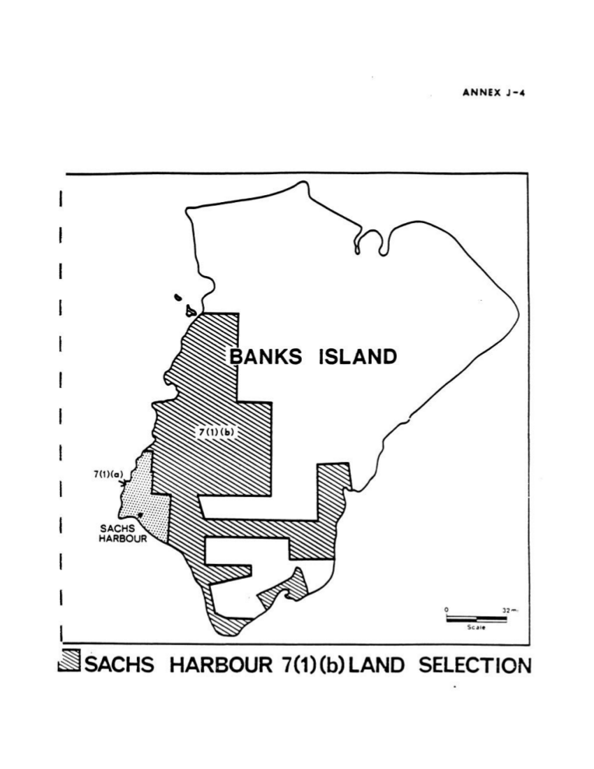 Sachs Harbour 7(1)(b) Land Selection (map)