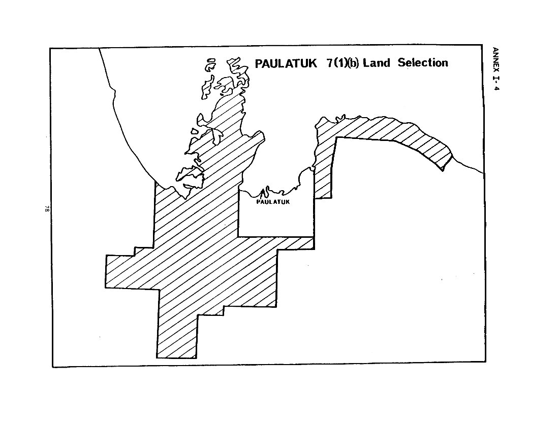 Paulatuk 7(1)(b) Land Selection (map)